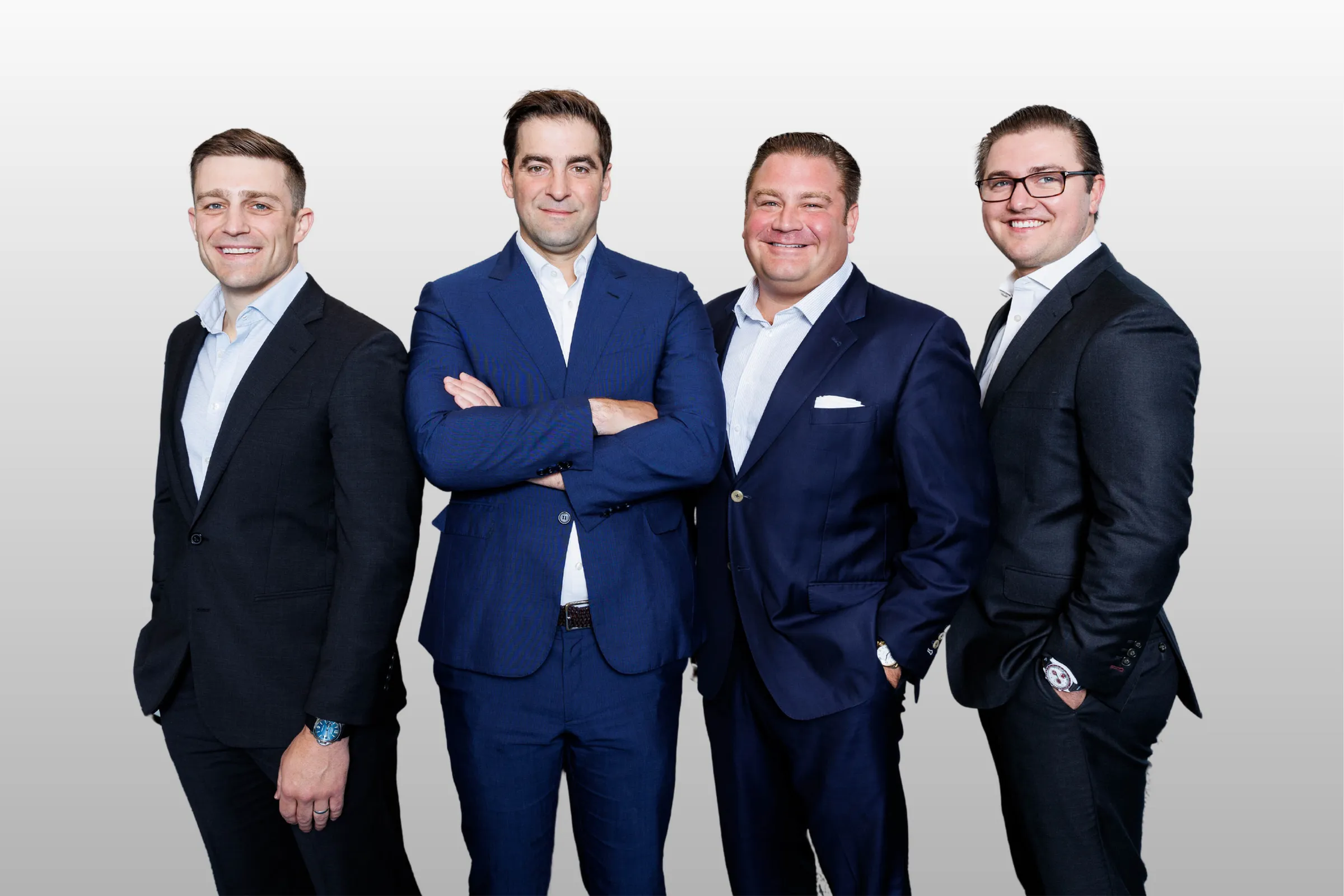 Left to right: Ryan J. Gerety, John D’Agostini, Nicholas Hemmerly, Wes Heffernan